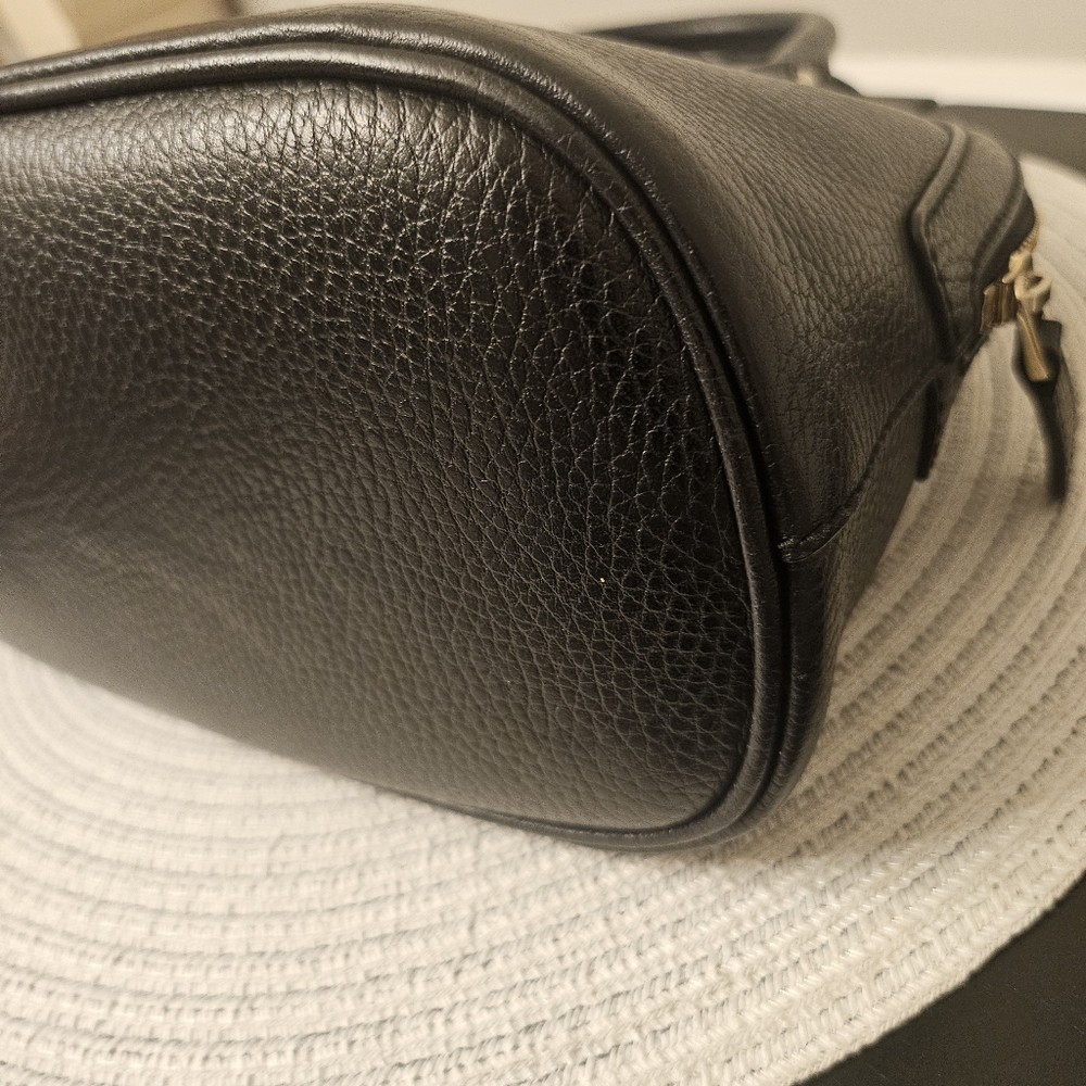 Gucci Small Dome Crossbody Bag Black Pebbled Leather - Picture 8 of 16